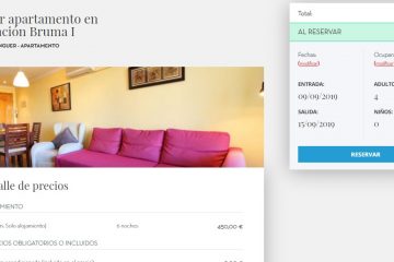 como reservar apartamento