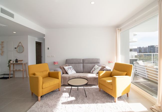 Apartamento en Canet d´en berenguer - Global Properties: Apartamento para 5 personas  con terraza y vistas a la piscina Apartamento en Canet d´en berenguer - Global Properties: Apartamento para 5 personas  con terraza y vistas a la piscina