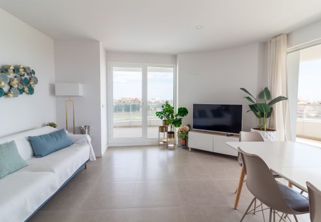 Apartamento en Canet d´en berenguer - Global Properties: Moderno apartamento con gran terraza y vistas al mar