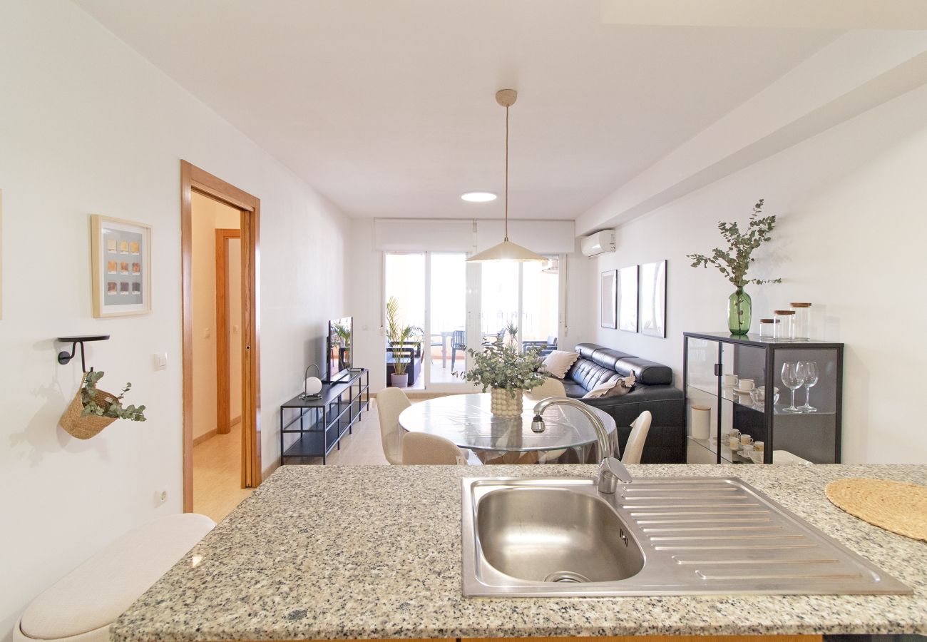 Apartamento en Canet d´en berenguer - Global Properties: Apartamento con piscina y terraza en la playa de Canet Apartamento en Canet d´en berenguer - Global Properties: Apartamento con piscina y terraza en la playa de Canet