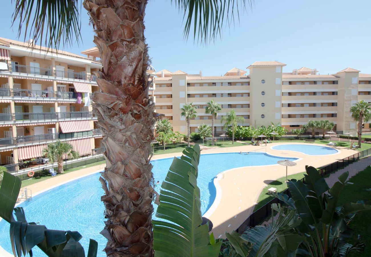 Apartamento en Canet d´en berenguer - Global Vacacional, Práctico apartamento con piscina en Canet d'en Berenguer